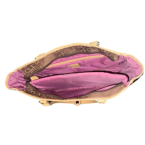 Diane Von Furstenberg DVF Studio Signature Tote Travel Laptop Bag - Picture 6 of 6